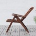 Кресло с регулируемой спинкой IKEA APPLARO коричневый (702.085.39)