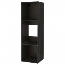 Каркас шафи для холодильника IKEA METOD чорний 60x60x200 см (702.135.74)