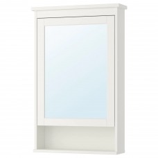 Зеркальный шкаф IKEA HEMNES белый 63x16x98 см (702.176.71)