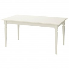 Розкладний стіл IKEA INGATORP білий 155/215x87 см (702.214.23)