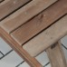 Детский стол-лавка IKEA RESO серо-коричневый (702.283.25)