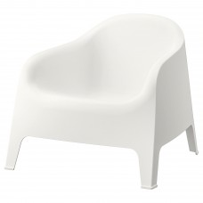 Садовое кресло IKEA SKARPO белый (702.341.85)