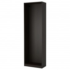 Каркас гардероба IKEA PAX чорно-коричневий 75x35x236 см (702.468.95)