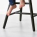 Детский стул IKEA AGAM черный (702.535.41)