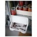 Контейнер для сміття з кришкою IKEA SORTERA білий 60 л (702.558.99)