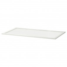 Полка стеклянная IKEA KOMPLEMENT белый 100x58 см (702.576.38)