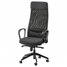 Офісний стілець IKEA MARKUS темно-сірий (702.611.50)