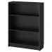 Стеллаж для книг IKEA BILLY черно-коричневый 80x28x106 см (702.638.42)