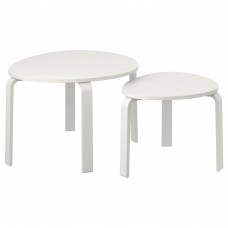 Комплект столів IKEA SVALSTA 2 шт. білий (702.806.86)