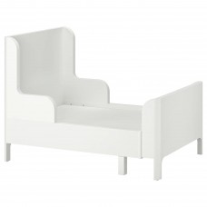 Розсувне ліжко IKEA BUSUNGE білий 80x200 см (703.057.00)