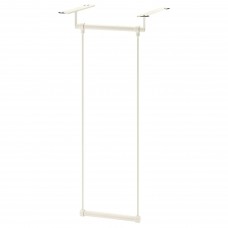 Штанга для одягу в каркас IKEA LATTHET білий 35-60x40 см (703.316.95)