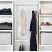 Штанга для одягу в каркас IKEA LATTHET білий 35-60x40 см (703.316.95)