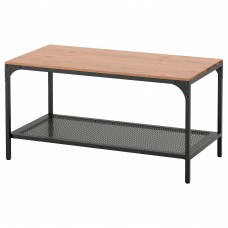 Журнальний столик IKEA FJALLBO чорний 90x46 см (703.354.86)