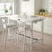Барний стіл IKEA NORDVIKEN білий 140x80x105 см (703.688.15)