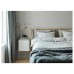 Комплект постільної білизни IKEA JATTEVALLMO білий сірий 150x200/50x60 см (704.061.48)