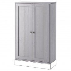 Шкаф IKEA HAVSTA серый 81x35x123 см (704.151.95)