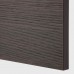 Двері кутової шафи IKEA ASKERSUND темно-коричневий 25x80 см (704.252.55)