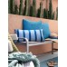 Декоративна подушка IKEA FUNKON сині смужки 30x58 см (704.384.70)