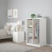 Відкрита гардеробна шафа IKEA SYVDE білий 80x123 см (704.395.73)
