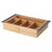 Раздвижная коробка IKEA DRAGAN бамбук 35-51x21 см (704.428.15)