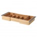 Раздвижная коробка IKEA DRAGAN бамбук 35-51x21 см (704.428.15)