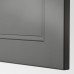 Двері кутової шафи IKEA AXSTAD темно-сірий 26x80 см (704.543.37)