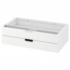 Модульний комод IKEA NORDLI білий 80x23 см (704.716.19)
