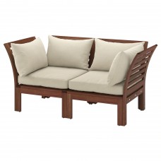 Модульний диван IKEA APPLARO коричневий бежевий 160x80x78 см (790.203.21)