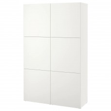 Комбінація шаф та стелажів IKEA BESTA білий 120x42x193 см (790.575.26)