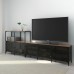Комбінація шаф для TV IKEA FJALLBO чорний 250x36x95 см (791.912.66)