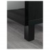 Комбінація шаф та стелажів IKEA BESTA чорно-коричневий прозоре скло 180x42x112 см (792.081.82)