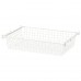 Дротяний кошик із направляючими IKEA HJALPA білий 80x55 см (792.134.66)