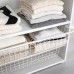 Дротяний кошик із направляючими IKEA HJALPA білий 80x55 см (792.134.66)