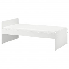 Каркас ліжка IKEA SLAKT білий 90x200 см (792.277.55)