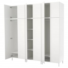 Гардероб IKEA PLATSA білий білий 240x57x251 см (792.485.88)