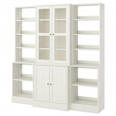Комбінація шаф та стелажів IKEA HAVSTA білий 203x47x212 см (792.659.26)