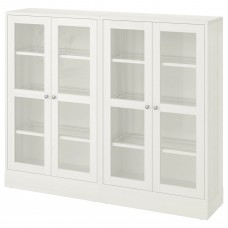 Комбінація шаф та стелажів IKEA HAVSTA білий 162x37x134 см (792.659.45)