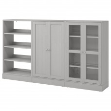 Комбінація меблів IKEA HAVSTA сірий 243x37x134 см (792.660.30)