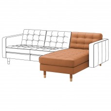 Кушетка - дополнительная диванная секция IKEA LANDSKRONA золотисто-коричневый (792.691.80)