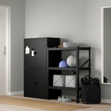 Стеллаж со шкафчиками IKEA BROR 161x40x133 см (792.726.77)