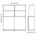Комбінація шаф та стелажів IKEA GALANT білий 160x200 см (792.853.02)