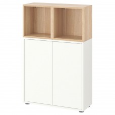 Комбінація шаф на ніжках IKEA EKET білий білений дуб 70x25x107 см (792.864.91)