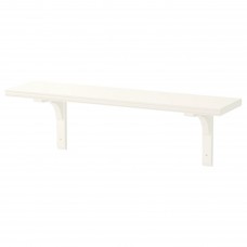Полиця навісна IKEA BERGSHULT / RAMSHULT білий 80x20 см (792.905.96)
