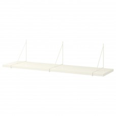 Полиця навісна IKEA BERGSHULT / PERSHULT білий білий 120x30 см (792.907.75)