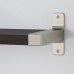 Комбінація навісних полиць IKEA BERGSHULT / GRANHULT коричнево-чорний нікельований 80x20 см (792.910.77)