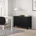 Комбінація шаф та стелажів IKEA BESTA чорно-коричневий 120x42x74 см (793.016.94)