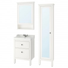 Комплект мебели для ванной IKEA HEMNES / RATTVIKEN белый 62 см (793.044.47)
