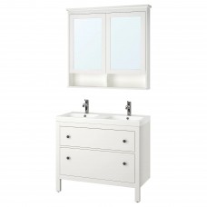 Комплект мебели для ванной IKEA HEMNES / ODENSVIK белый 103 см (793.044.66)