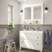 Набір меблів для ванної IKEA HEMNES / ODENSVIK білий 103 см (793.044.66)