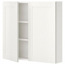 Навесной кухонный шкаф IKEA ENHET белый 80x15x75 см (793.236.86)